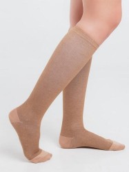 Гольфы компрессионные женские Эласма 2 класс компрессии на хлопковой основе р. 2
