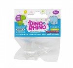 Соска силиконовая для бутылочки, Dino&Rhino (Дино и Рино) 2 шт арт. ИР059047 молочная классической формы средний поток 3-6 мес