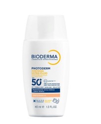 Флюид солнцезащитный Bioderma Фотодерм Эксдифенс SPF 50+ для всех типов кожи 40 мл светлый оттенок