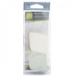 Спонжи QVS для макияжа в форме ромба 2 шт.