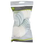 Спонжи, QVS (КВС) 20 шт арт. 10-1077 для макияжа круглые