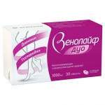 Венолайф Дуо, таблетки покрытые пленочной оболочкой 1000 мг 30 шт