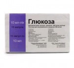 Глюкоза, раствор для внутривенного введения 40% 10 мл 10 шт ампулы