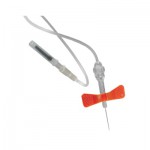 Катетер внутривенный периферический, р. 25G 1 шт арт. 0501-00-25 для вливания в малые вены игла-бабочка (минивен) оранжевый