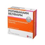 Ропивакаин Велфарм, р-р д/ин. 2 мг/мл 20 мл №5 ампулы