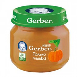 Пюре, Gerber (Гербер) 80 г тыква с 5 мес