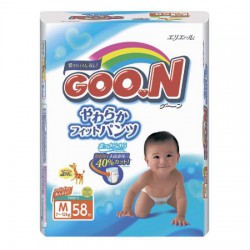 Подгузники-трусики 58 шт. Goon 7-12 кг р. m