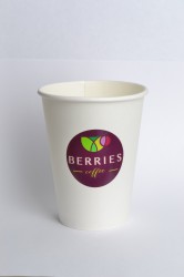 Стакан бумажный 1 шт. 300 мл белый SPE12