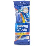 Станок одноразовый для бритья, Gillette (Жиллет) 3 шт блю 2 плюс ультра грип