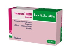 Телмиста Трио табл. 5 мг+12.5 мг+80 мг 28 шт.