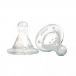 Соска силиконовая для бутылочки, Пома 1 шт арт. 111 анатомическая медленный поток с рождения