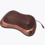 Подушка массажная, Bradex (Брадекс) арт. KZ 0473 для шеи плеч и спины коричневая