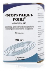 Фторурацил-РОНЦ р-р для в/сосуд. и в/полостн. введ. 50 мг/мл 20 мл 1 шт.