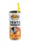 Средство инсектицидное, Aviora (Авиора) р. 4смх70см 100 шт лента липкая от мух