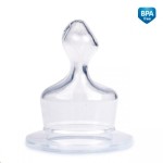 Соска силиконовая для бутылочки, Canpol babies (Канпол бебиз) 1 шт арт. 18/330 анатомическая антиколиковая переменный поток для стандартных бутылочек с узким горлом