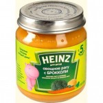 Пюре, Heinz (Хайнц) 120 г овощное рагу с брокколи с 5 мес